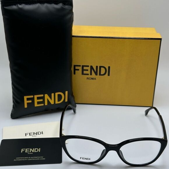 NEW FENDI Eyeglasses FE50014I 53001 Black Women - Picture 10 of 12